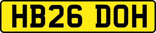 HB26DOH