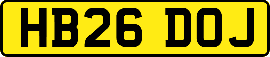 HB26DOJ