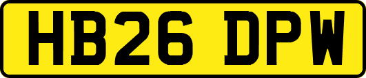 HB26DPW