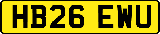 HB26EWU