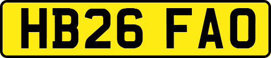 HB26FAO