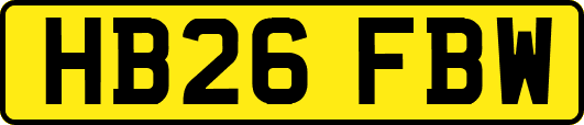 HB26FBW