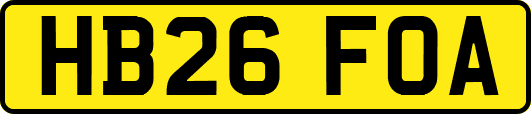 HB26FOA