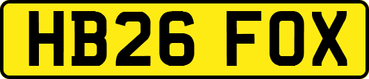 HB26FOX