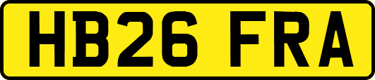 HB26FRA