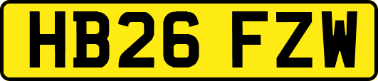 HB26FZW