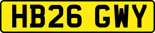 HB26GWY