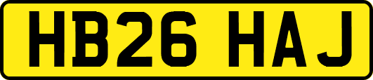 HB26HAJ
