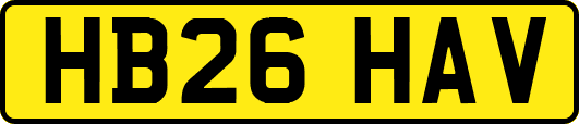 HB26HAV