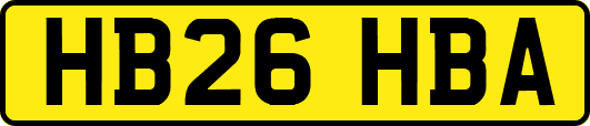 HB26HBA