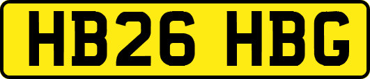 HB26HBG