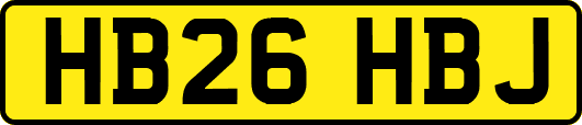 HB26HBJ