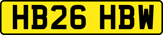 HB26HBW