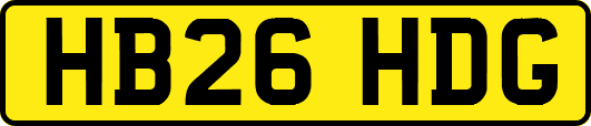 HB26HDG