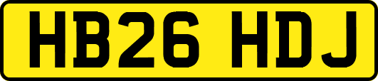 HB26HDJ