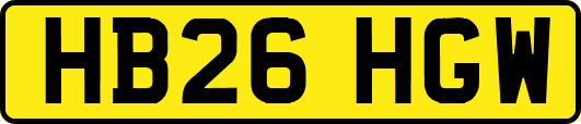 HB26HGW