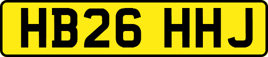 HB26HHJ