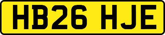 HB26HJE