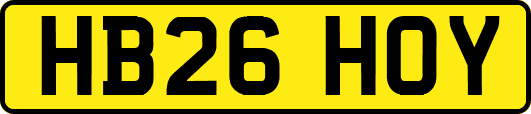 HB26HOY