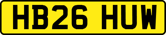 HB26HUW