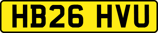 HB26HVU
