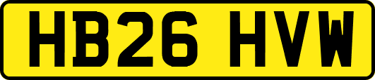 HB26HVW