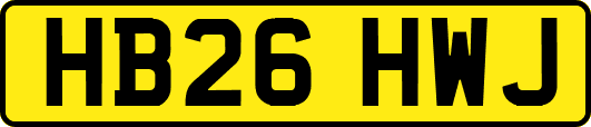 HB26HWJ