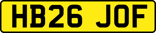 HB26JOF