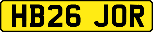 HB26JOR