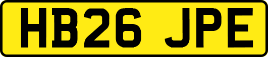 HB26JPE