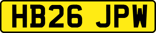 HB26JPW