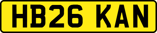 HB26KAN
