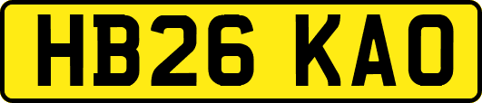 HB26KAO