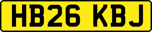 HB26KBJ