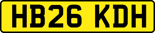 HB26KDH