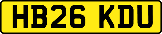 HB26KDU