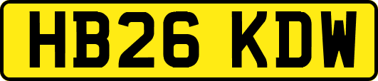 HB26KDW