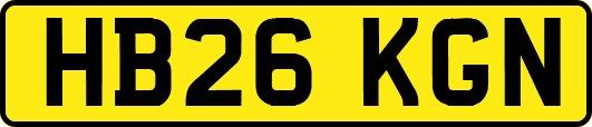 HB26KGN