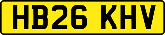 HB26KHV