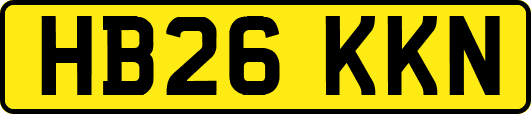 HB26KKN