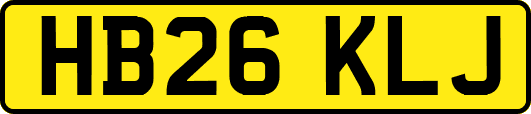 HB26KLJ