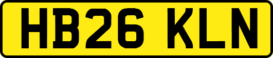 HB26KLN