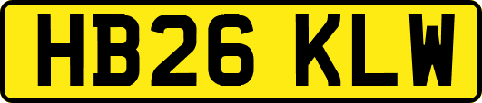 HB26KLW