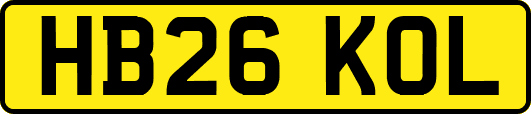 HB26KOL