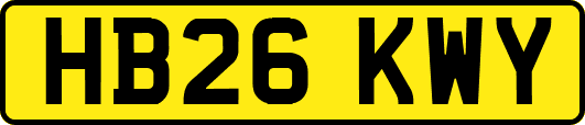 HB26KWY