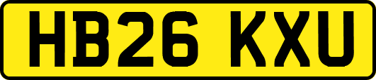 HB26KXU
