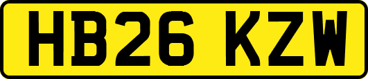 HB26KZW