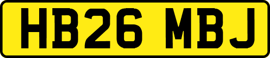 HB26MBJ