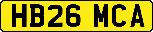 HB26MCA