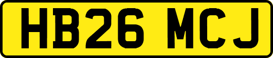 HB26MCJ
